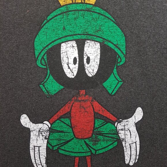 Vintage Marvin the Martian Tee Shirt Extra Large US XL Looney Tunes - Picture 8 of 12